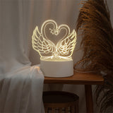 ZwaanLicht - 3D LED Tischlampe