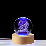 WolfLamp - 3D Glas Nachtlicht