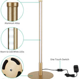 Luminara – Goldene Tischlampe