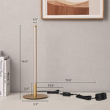 Luminara – Goldene Tischlampe