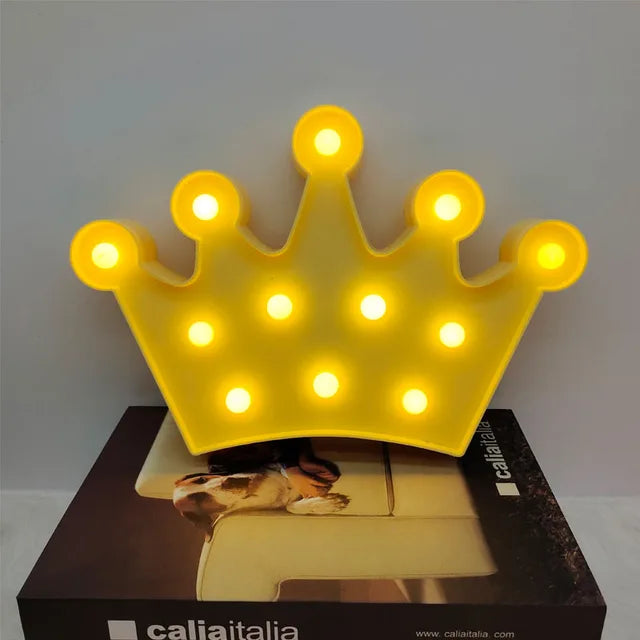 RoyalGlow - LED Kronen Nachtlampe