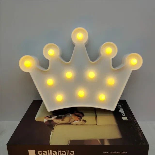 RoyalGlow - LED Kronen Nachtlampe
