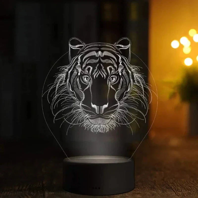 LumiVision – 3D LED Tischlampe