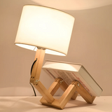 Rilna – Tischlampe aus Holz