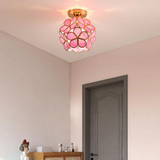 Zyvia - Luxuriöse Glas-Deckenlampe in Blumenform