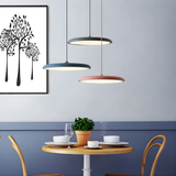 Olyra | Skandinavische Pendelleuchte aus Metall und Acryl, Warmes Licht