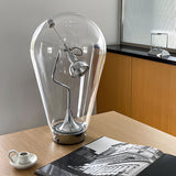 LumiGlow - Glas Tischlampe