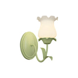 Blumelux – Glas Wandleuchte