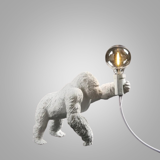 GorillaLux - Gorilla Tischlampe