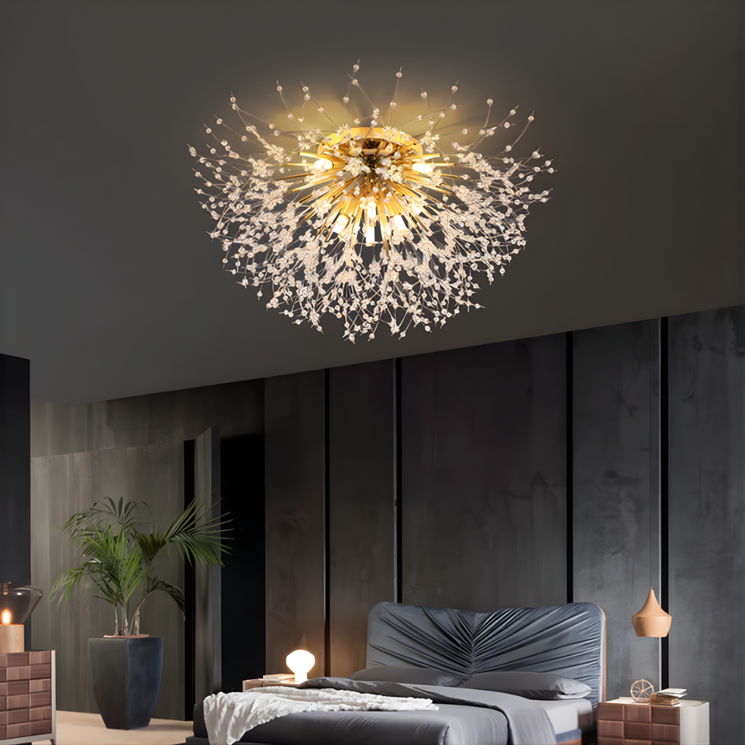 Xelva | Deckenlampe, LED, Metall, Modernes Design, Warmweiß