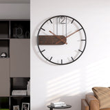 Luminoir - Walnuss Wanduhr