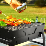GrillMeester - Tragbarer Holzkohlegrill