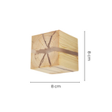 Juno - Holz LED Wandlampe | Stilvolle Innenwandlampe
