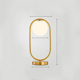 LumiAura – Messing Tischlampe