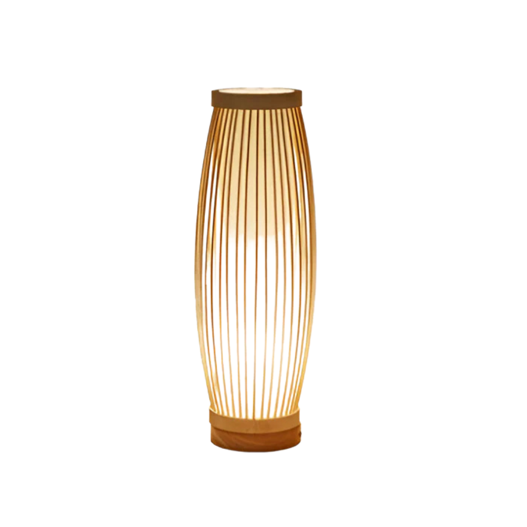 Theia - LED Tischlampe aus Bambus