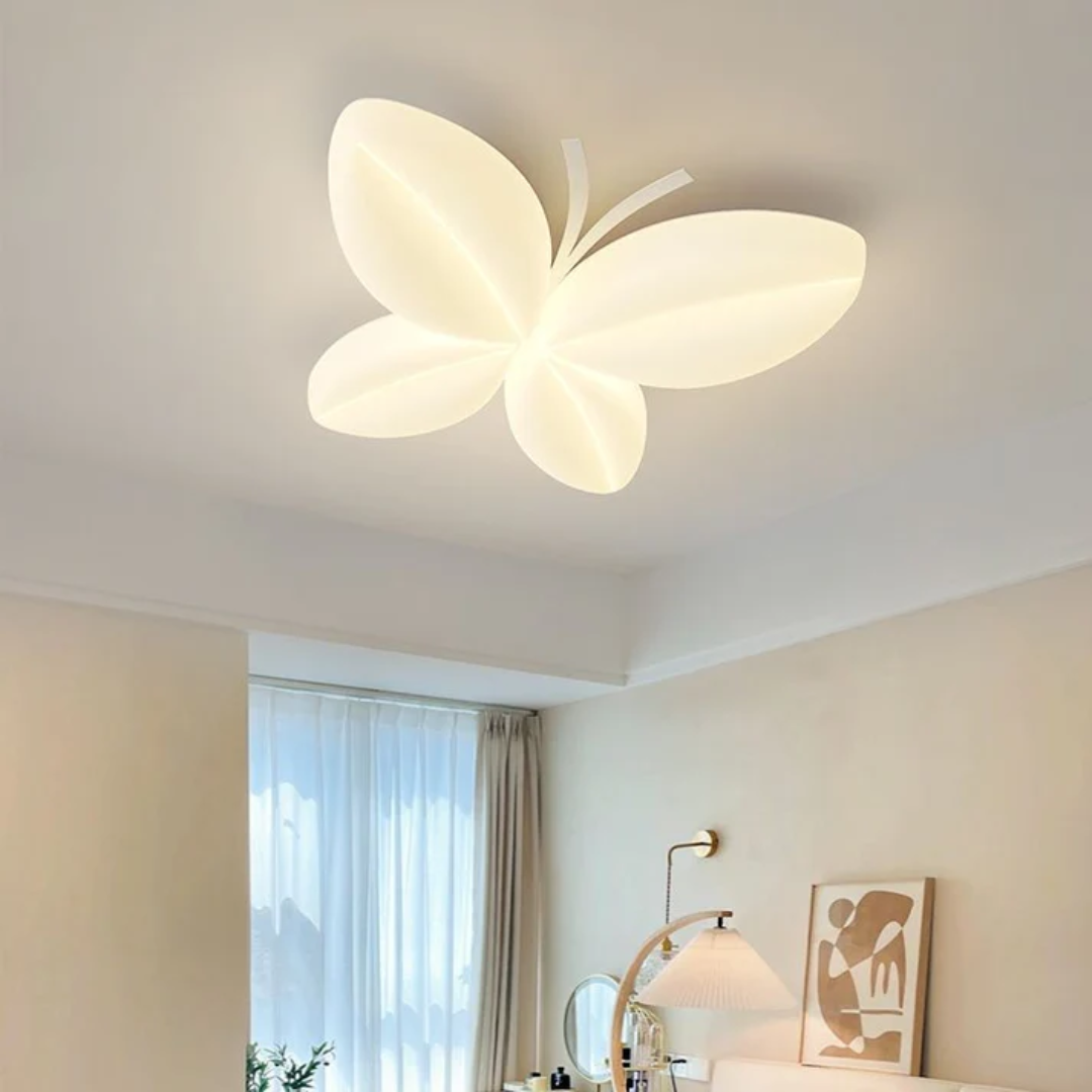 Flana - LED-Deckenlampe in Schmetterlingsform