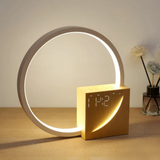 Lunara – LED-Tischlampe mit Wecker