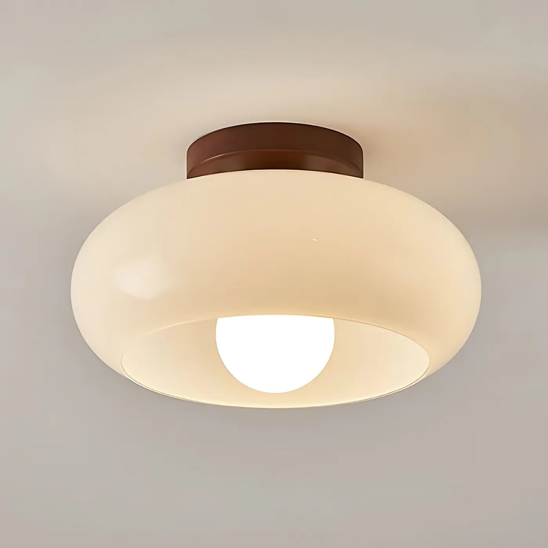 Skia - Vintage Weiße Deckenlampe