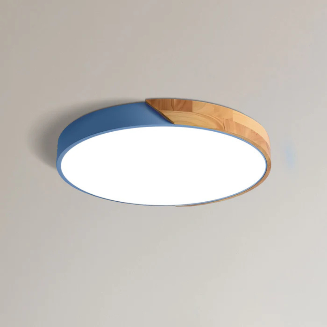 Delos - Skandinavische LED-Deckenlampe aus Holz