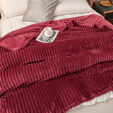 Gestreift - Fleece Bettdecke