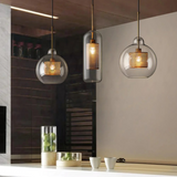 Haloir - Glas Pendelleuchte Esszimmer