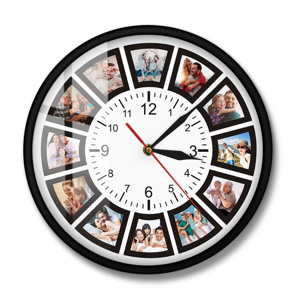 Luminoir - Fotocollage Uhr