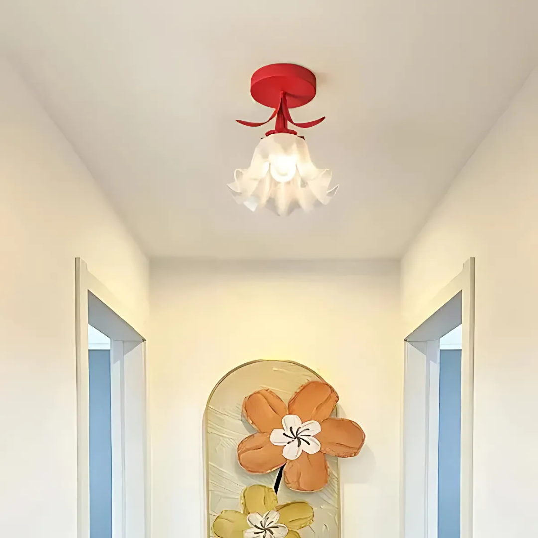 Floria - Französische Blüten-Deckenlampe