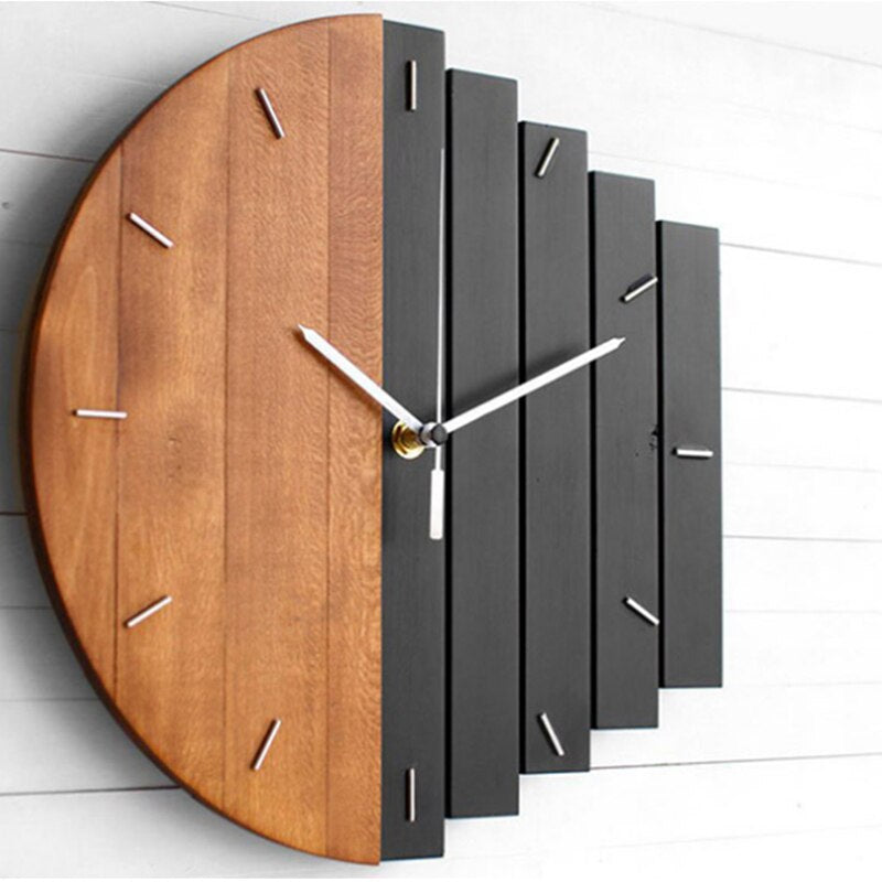 Naturlig - Holz Wanduhr