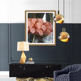 Wynd – Glas Hängelampe in Gold