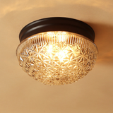 Luminexa – Deckenlampe aus Rippenglas