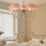 MarshmallowHome – Glas Kronleuchter Rosa