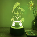 DecoLamp - Künstlerische 3D Tischlampe