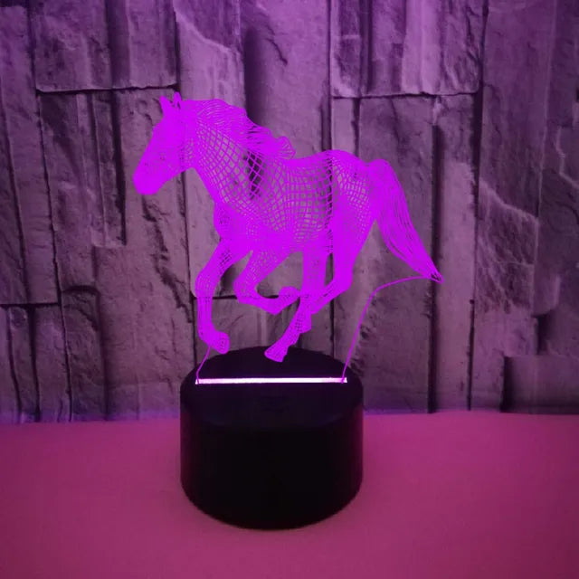 HorseGlow – 3D LED Lampe