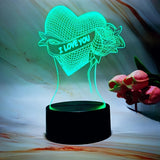 HartLicht – 3D LED Illusionslampe
