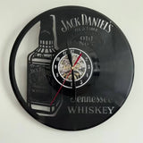 VinylTime - Whisky Wanduhr