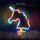 UnicornGlow - Neon Einhorn Lampe