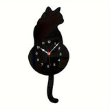 SwingTail - Katzen Wanduhr