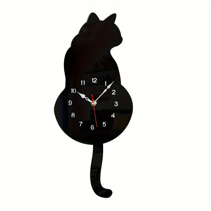 SwingTail - Katzen Wanduhr