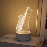 SaxGlow - 3D Saxophon Lampe
