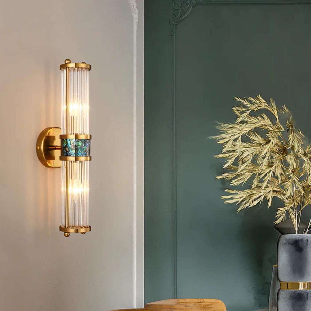 Lustra - Luxuriöse Goldene LED-Wandleuchte