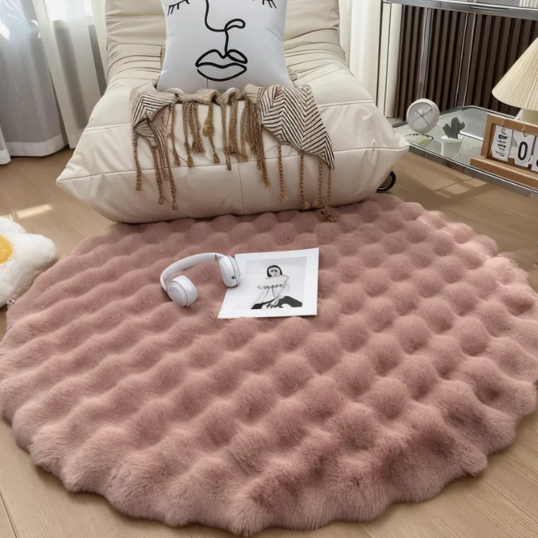 Cush - Runder Fleece Teppich