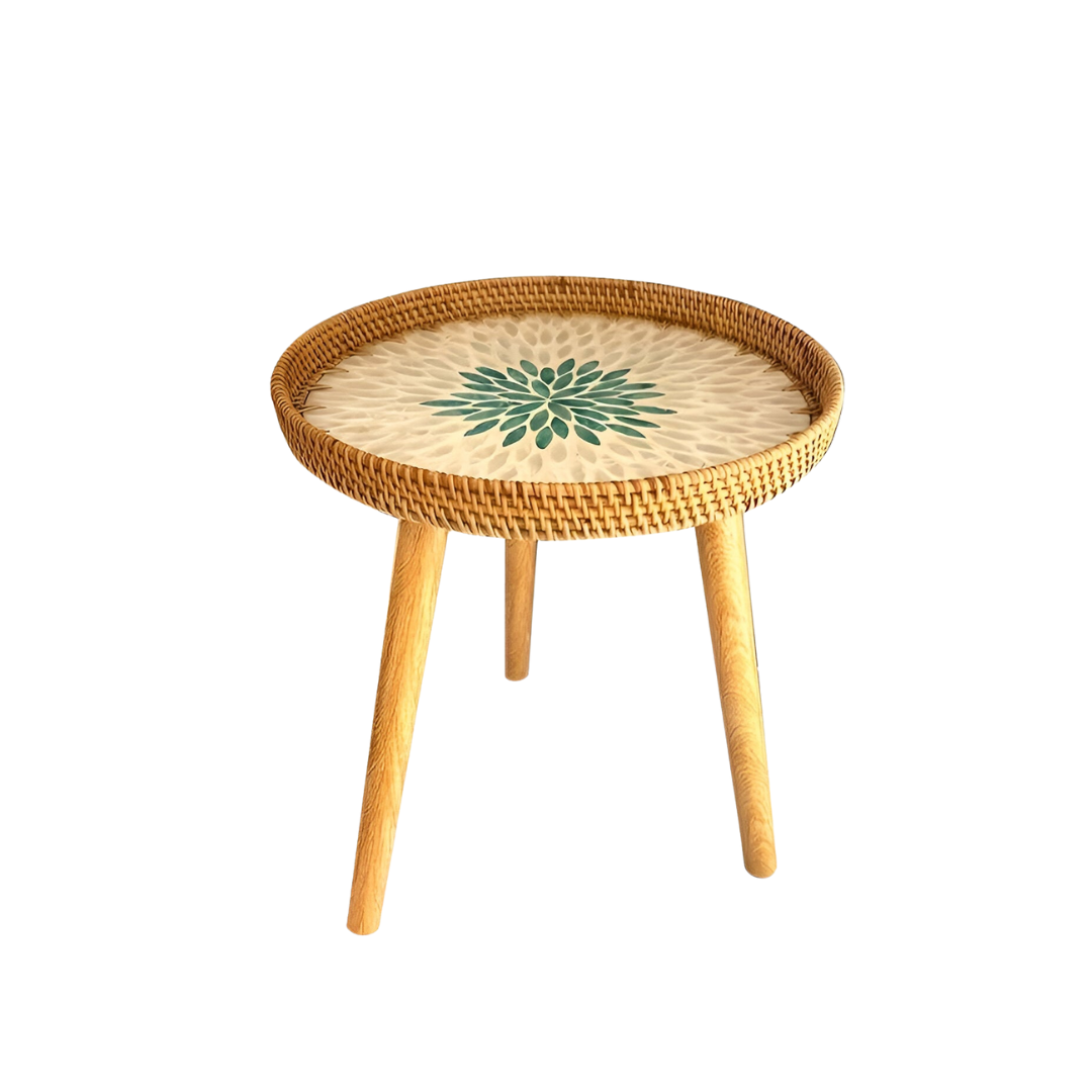 Jorin - Rattan Couchtisch Rund