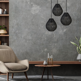 BohoLuxe - Rattan Deckenlampe Schwarz