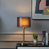 Lumis - Tischlampe mit Stoffschirm