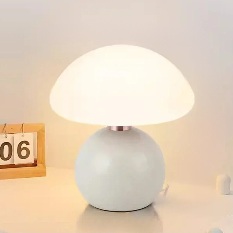 MushLuxe - Keramische Tischlampe