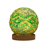 GloedNest – Sferische Glastischlampe