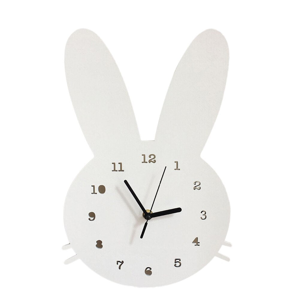 NordicBunny - Kinder Wanduhr