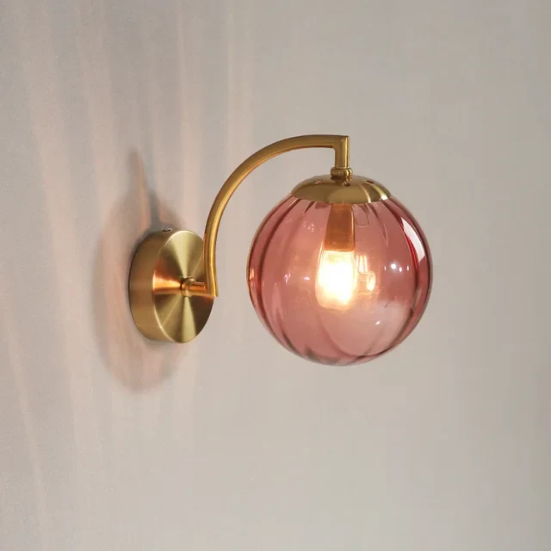 Dreva - LED-Wandleuchte aus Glas für den Innenbereich