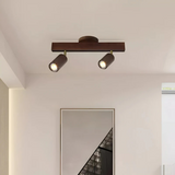Woodsy - Verstellbare Holz-Deckenleuchte mit LED