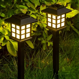 Zolaris - Schwarze Solar-Außenlampe mit LED-Licht